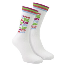 (06-Nov, Embrace The Ability) Sock Snob - Sock Snob - Herren Mencap Baumwollsocken Bunt Gestreift Mit Slogan