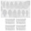 Self-Adhesive Silicone Nail Forms White Durable Nail Art Stickers 1