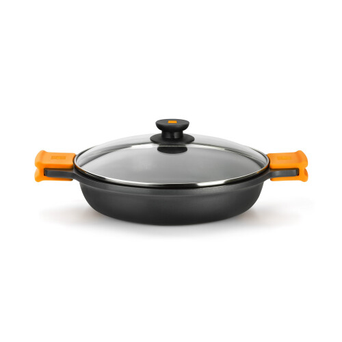 Braisogona Efficient Low Casserole Dish, 30 x 20 x 30 cm, Grey