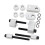 Adjustable Driver Footrest Extension Kit with Stainless Bolts for Davidson Touring 1