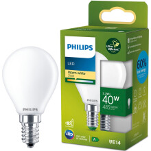 LED E14 Globo P45 2,3W (40W) Mate 485lm 2700K Clase energética A