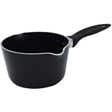 Milk Pan Tea Boiling Water Pan Coffee Pot Cookware Saucepan 13cm, 16cm, 18cm, 20cm, 22cm Kitchen King Milkpan (16cm)