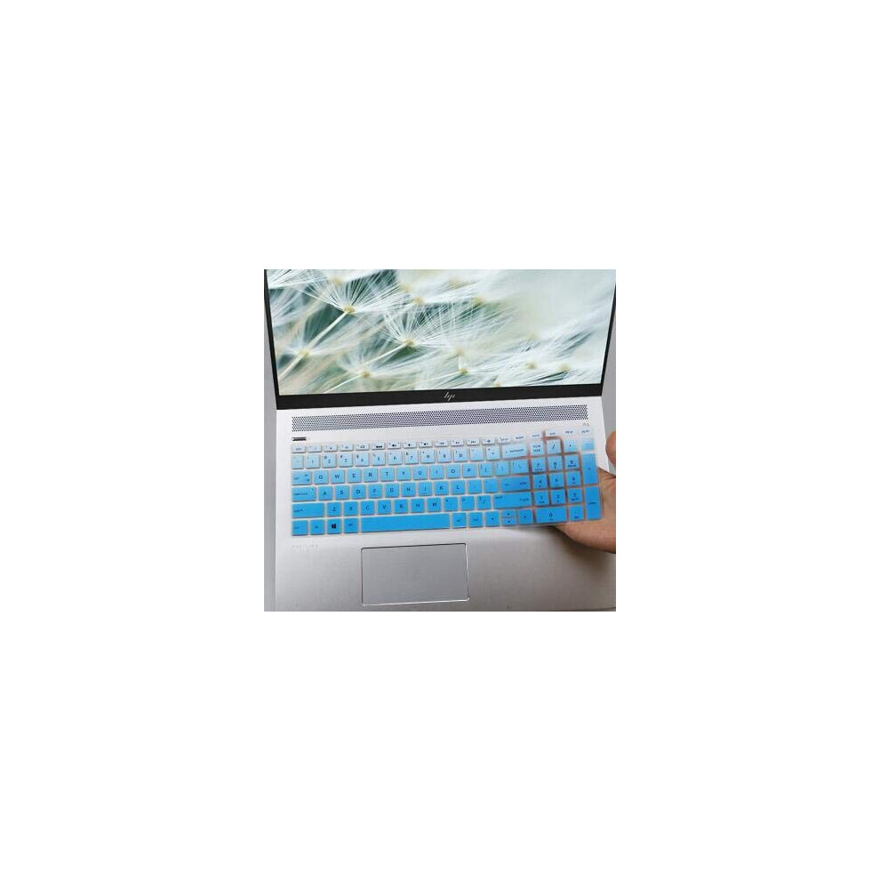 Keyboard Cover Skin Compatible Hp Envy X360 15.6" 15-Dr1010nr 15M-Dr1012dx / Hp Pavilion X360 15-Br075nr / Hp Pavilion 15-Bs 15-Bw 15-Cc 15-Cb 15-Cd 613635690982