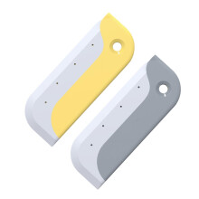 2Pcs Mini Window Squeegee for Shower Doors and Mirrors, Quick Water Removal Non Slip Handle, Multi Surface Glass Cleaning Tool for Bathroom and Car