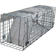 PestExpel? Live Catch, Rabbits, Squirrels, Mink, Vermin,Animal Folding Cage Trap (Medium)