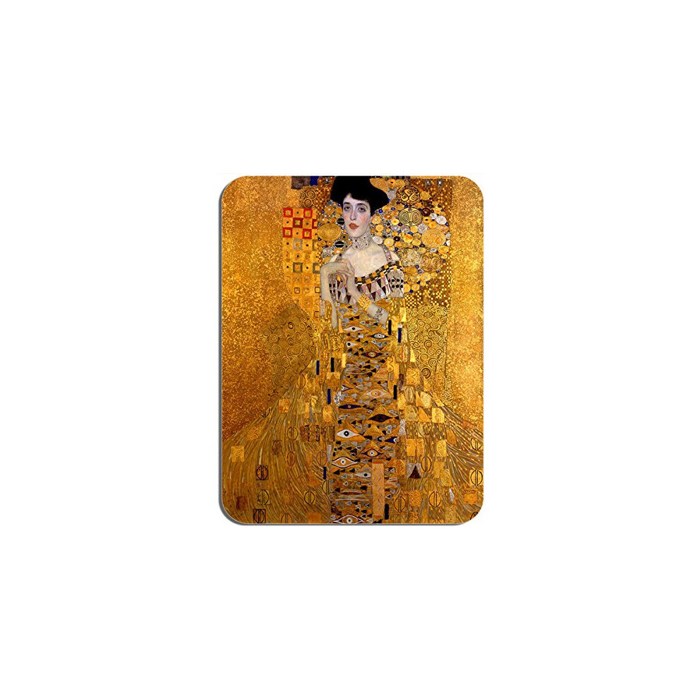 Funkyzilla Gustav Klimt Portrait Of Adele Bloch-Bauer Mouse Mat. Art Mouse Pad