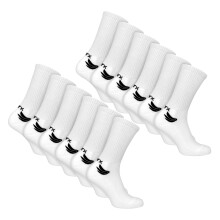 (06-Nov, Weiß) TALYX - TALYX - 12er Pack Herren Bambus Sportsocken, Weich, Ferse & Spitze