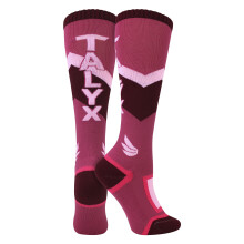 (7-10 Years, Himbeere) TALYX - TALYX - Mädchen Skisocken gepolstert Thermo feuchtigkeitsableitend Sport Socken