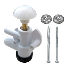 Upgraded RV Toilet Water Valve Kit 385314349 Foot Pedal LeakProof Seal Durable Replacement Parts