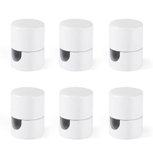 6 Pack Aluminum Chandelier Hook for Ceiling Hanging, Ceiling Hooks for Hanging Lights White