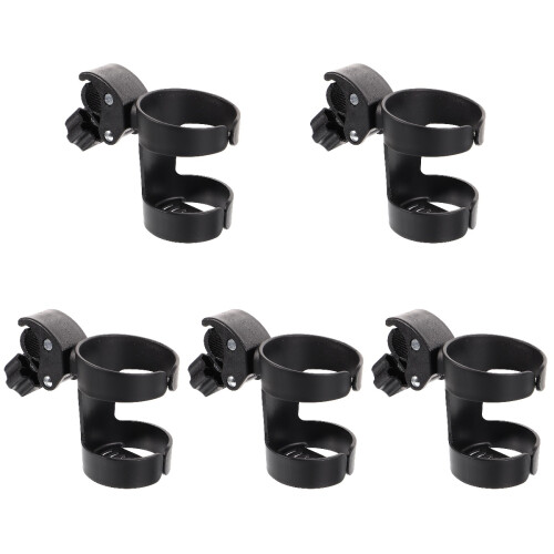 5Pièces Support Noir En PP Pour Poussette, Chariot