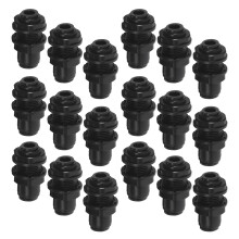 20Pcs Tool-Free Plastic Bulkhead Irrigation Connectors for Garden Hose