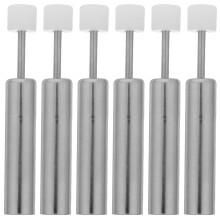 6Pcs Grey Nickel-Plated Iron Soft Close Damper for Trash Can Quiet Lid