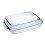 ?cuisine? Rectangular Glass Baking & Roasting Dishes | Extreme Resistance | Oven Safe - Freezer Safe - Microwave Safe (Rectangular Roaster Set of 2 1