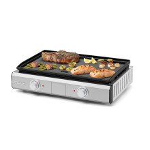 Riviera&Bar Electric BBQ Grill Plancha QPL1060 Stainless Steel with Enamel Cast Iron Hob