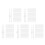 500Pcs White Thermal Erase Pen Refills for Precise DIY Fabric Marking 1