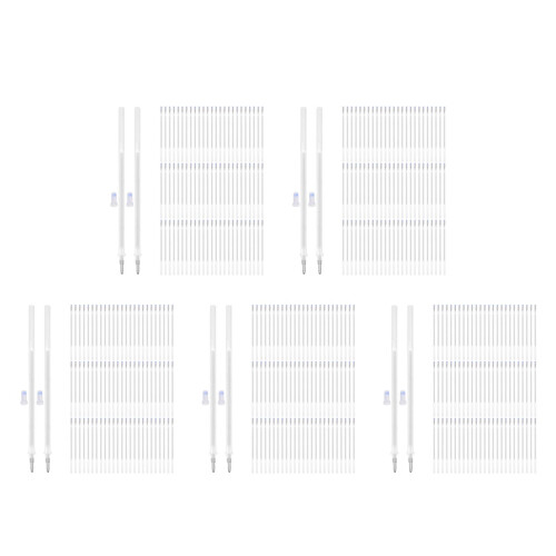 500Pcs White Thermal Erase Pen Refills for Precise DIY Fabric Marking
