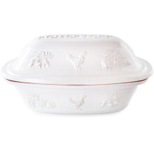 R?mertopf Rustico Roasting Dish for 6 People - 5 Litre Casserole Dish with Ceramic Lid - For Stewing, Roasting and Steam Cooking - Oven-Safe