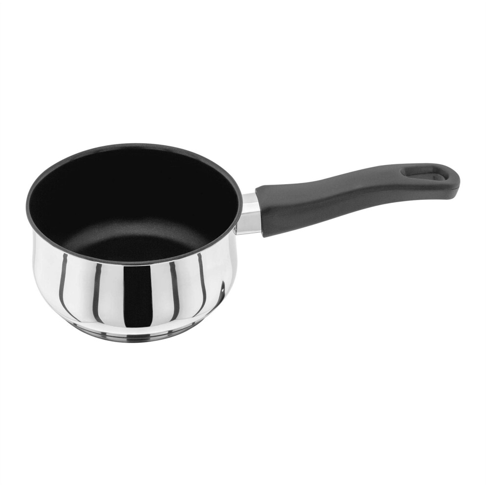Judge Vista Stainless Steel Non-Stick Milk Pan 14Cm 900Ml, Induction Ready, Oven Safe