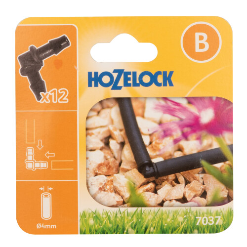 Hozelock Hozelock MICRO Elbow Connector 5/32" / 4mm Pack of 12