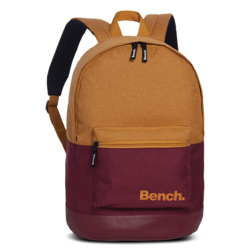 Bench Bench Classic Backpack 42 cm Laptop Compartment, Ocher / Berry, One Size