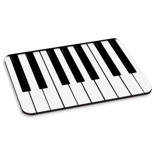 Piano Keys Keyboard PC Computer Mouse Mat Pad