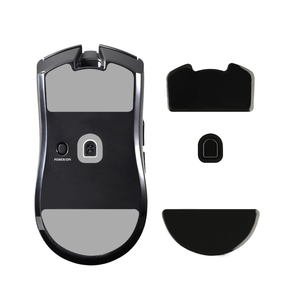 Kwmobile Mouse Feet Replacement Compatible With Razer Viper V3 Pro Computer Mouse Skates Sticker - Black 4067668180310