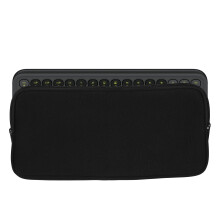 kwmobile Neoprene Case Compatible with Logitech POP ICON KEYS - Case for Keyboard Soft Travel Sleeve - Black