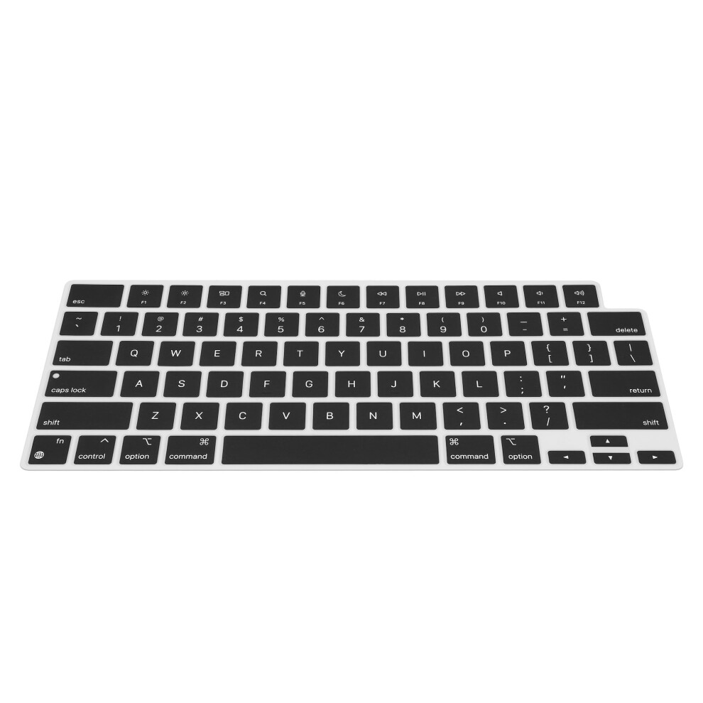 Kwmobile Keyboard Cover Compatible With Apple Macbook Air 13 M4 2025 A3240 - Keyboard Cover Us English Qwerty - Black 4067668185506