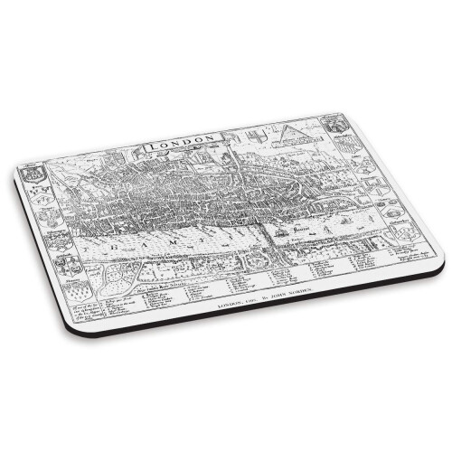 London Vintage Map PC Computer Mouse Mat Pad