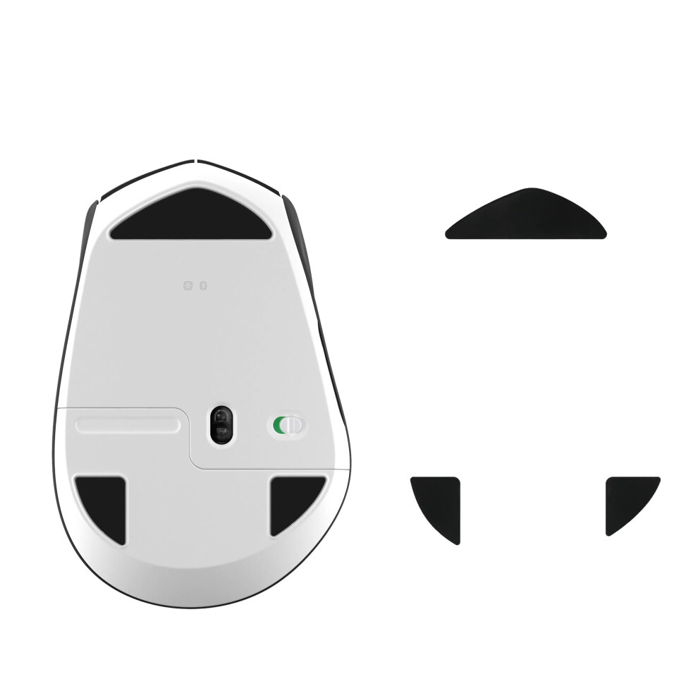 Kwmobile Mouse Feet Replacement Compatible With Logitech M720 Triathlon Computer Mouse Skates Sticker - Black 4067668192108
