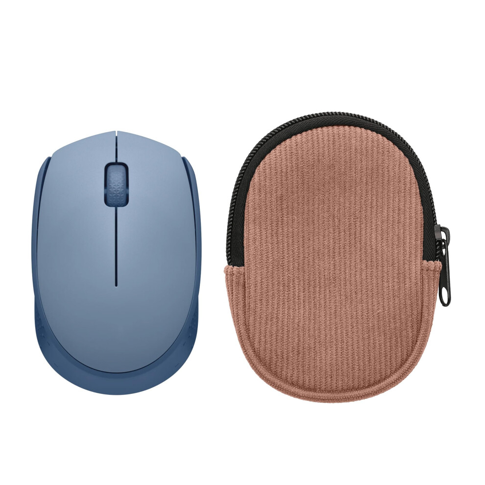 Kwmobile Mouse Case For Logitech M171 Carry Case - Protective Carry Pouch For Bluetooth Mouse - Soft Neoprene Protection - Dusty Pink 4067668205471