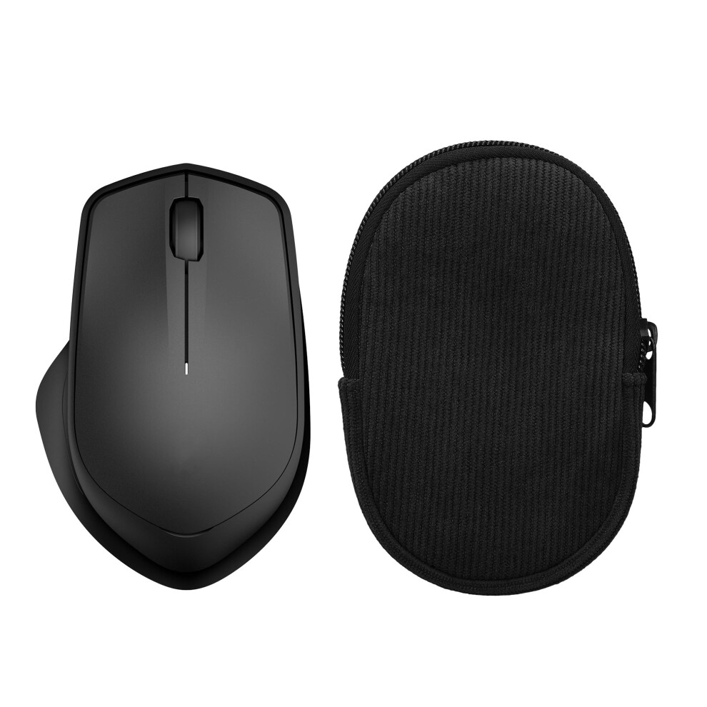 Kwmobile Mouse Case For Hp 280M Silent/Logitech M705 Carry Case - Protective Carry Pouch For Bluetooth Mouse - Soft Neoprene Protection - Black 4067668205525