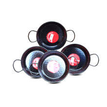 Vaello Campos La Valenciana 15cm Enamelled Steel Paella Pan/Tapas Dish - Set of 4