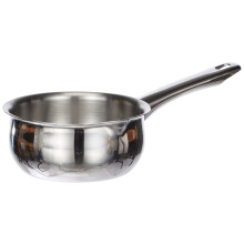 IBILI Prisma Curved Saucepan, 14 cm, Stainless Steel, Suitable for Induction Hobs