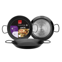 IBILI Inducta Paella Pan, 30 cm, Aluminium, Non-Stick, 4 Servings, Suitable for Induction Hobs