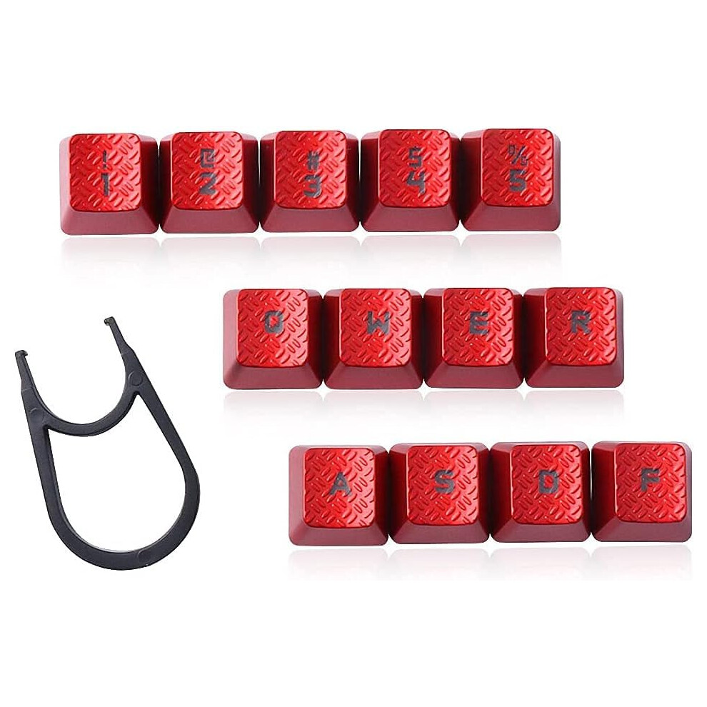 Rogzo 13 Key Mechanical Gaming Keycaps For Logitech G310 G413 G613 G810 K840 G910 Rgb Mechanical Keyboards (Wi, Usb Powe, Romer-G Switch, Red 754191450006
