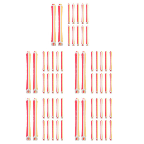 120Stk Haarwickler Set Für Locken Haarstyling Flexible Permstäbe
