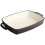 Vogue GH324 Rectangular Black Cast Iron Dish 2.8Ltr 55X390X235mm Baking Roasting 1