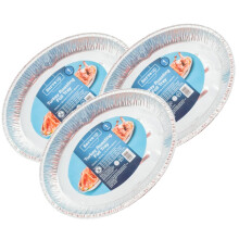 FabFinds Large Tin Foil Turkey Roasting Tray (3 Pack)
