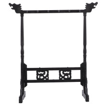 Support Résine Noir Pour Bureau