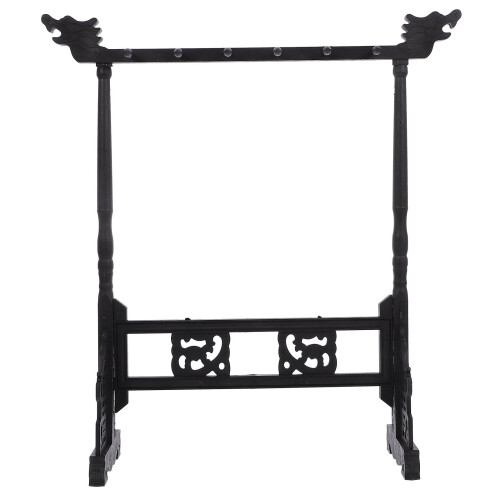 Support Résine Noir Pour Bureau