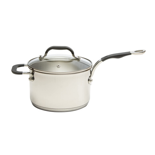 ProWare Stainless Steel Soft Grip 18cm Saucepan