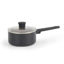 Salter BW12877EU7 Ceramic 16 cm Saucepan - Recycled Aluminium Body, Healthy PFOA & PFAS-Free Non-Stick Coating, Induction Suitable, Easy Clean, Soft