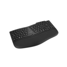 Kensington Pro Fit Ergo KB675 EQ, TKL Rechargeable QWERTY Wireless Keyboard, 2.4 GHz Bluetooth, Compatible with Windows and MacOS, Made of 43%