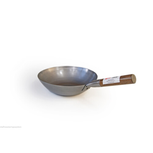 12" Carbon Steel Round Based Wok