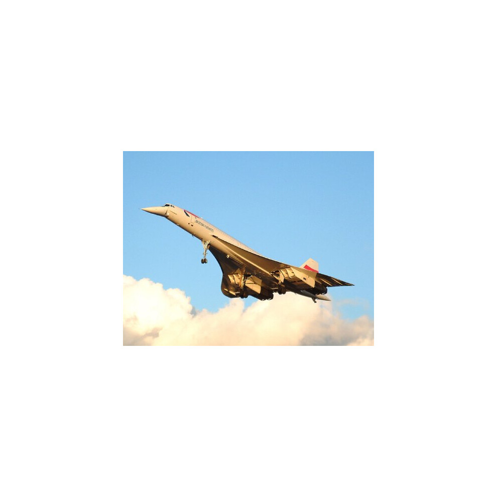 Top Banana Gifts Classic Planes - The Concorde - Premium Quality Mouse Mat 5055741507061