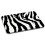 Zebra Print Black White Pattern PC Computer Mouse Mat Pad 1