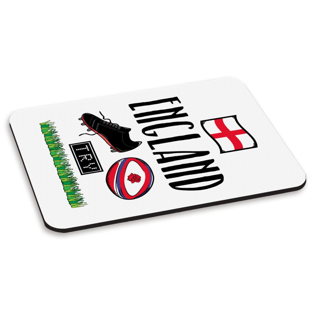 Rugby England Pc Computer Mouse Mat Pad 5055889883720