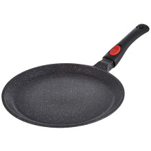 Kamberg Crepe Pan, Cast Aluminium, gray, 28 x 28 x 2 cm